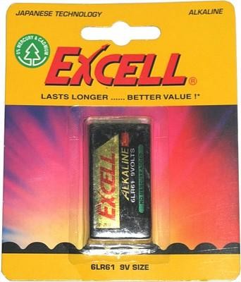 Excell 9V Alkaline Battery LR61 (1)