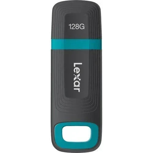 JumpDrive Tough 128GB USB3.0 Type A Flash Drive - Black & Turquoise Guards On Duty Security