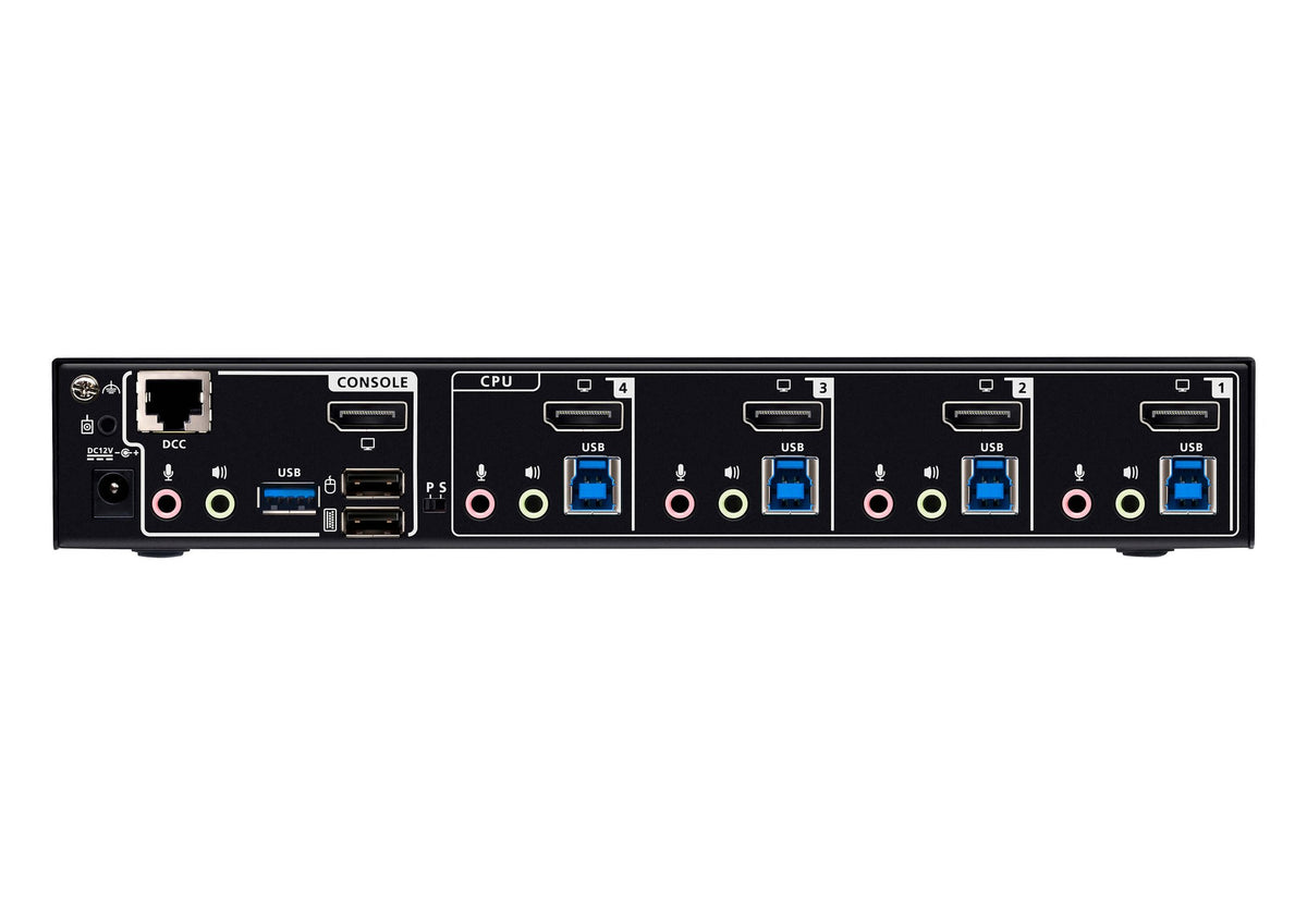Aten 4-Port USB 3.0 8K DisplayPort KVMP Switch