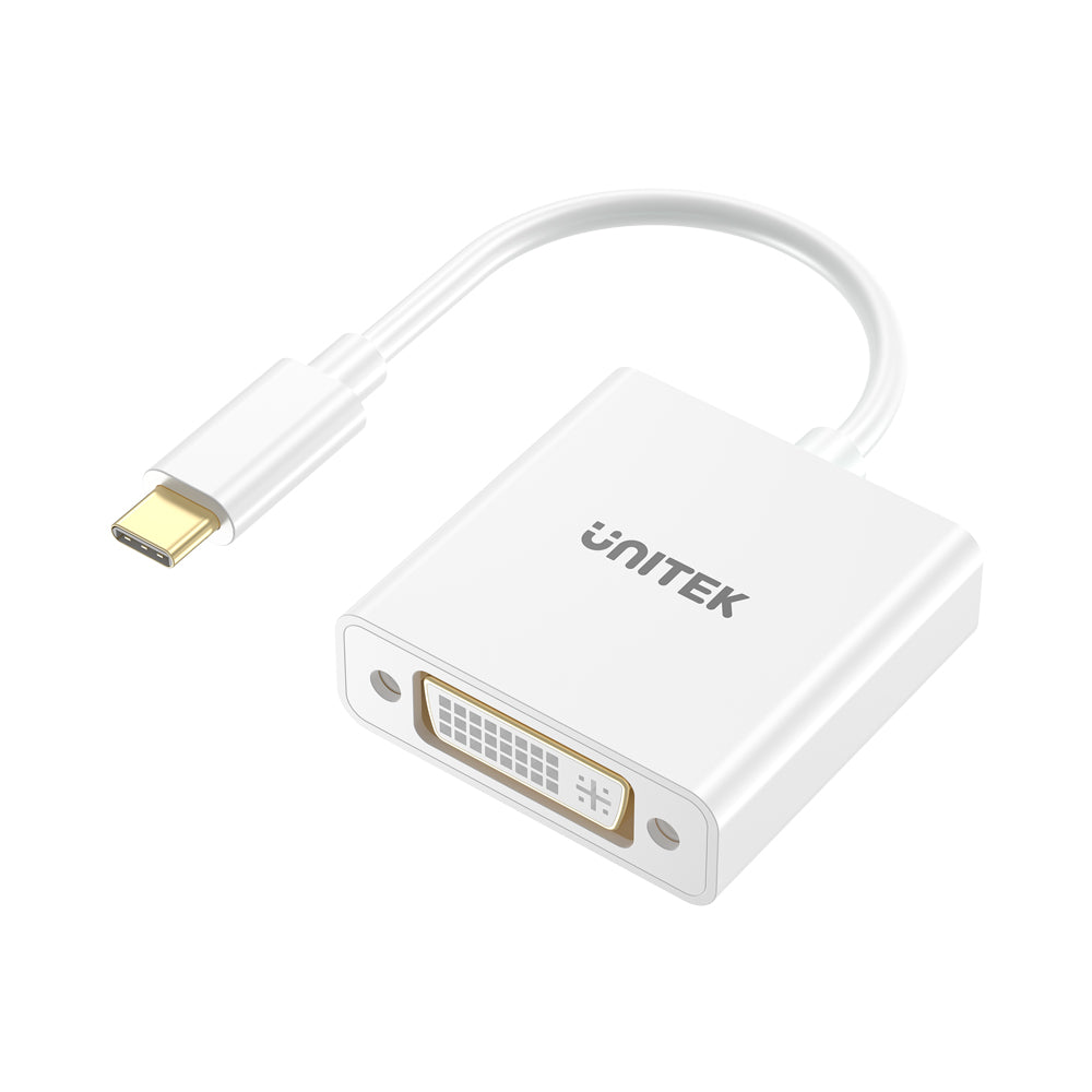 Unitek V1429a 15cm Usb Type-c to Dvi Adapter - White — Unitek | Guards on Duty Shop