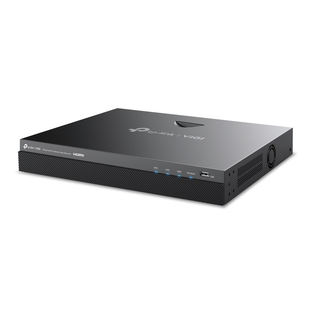 TP LINK VIGI NVR POE+ 93W 8CH 4K VGA/HDMI - Guards On Duty Shop & Security Guards