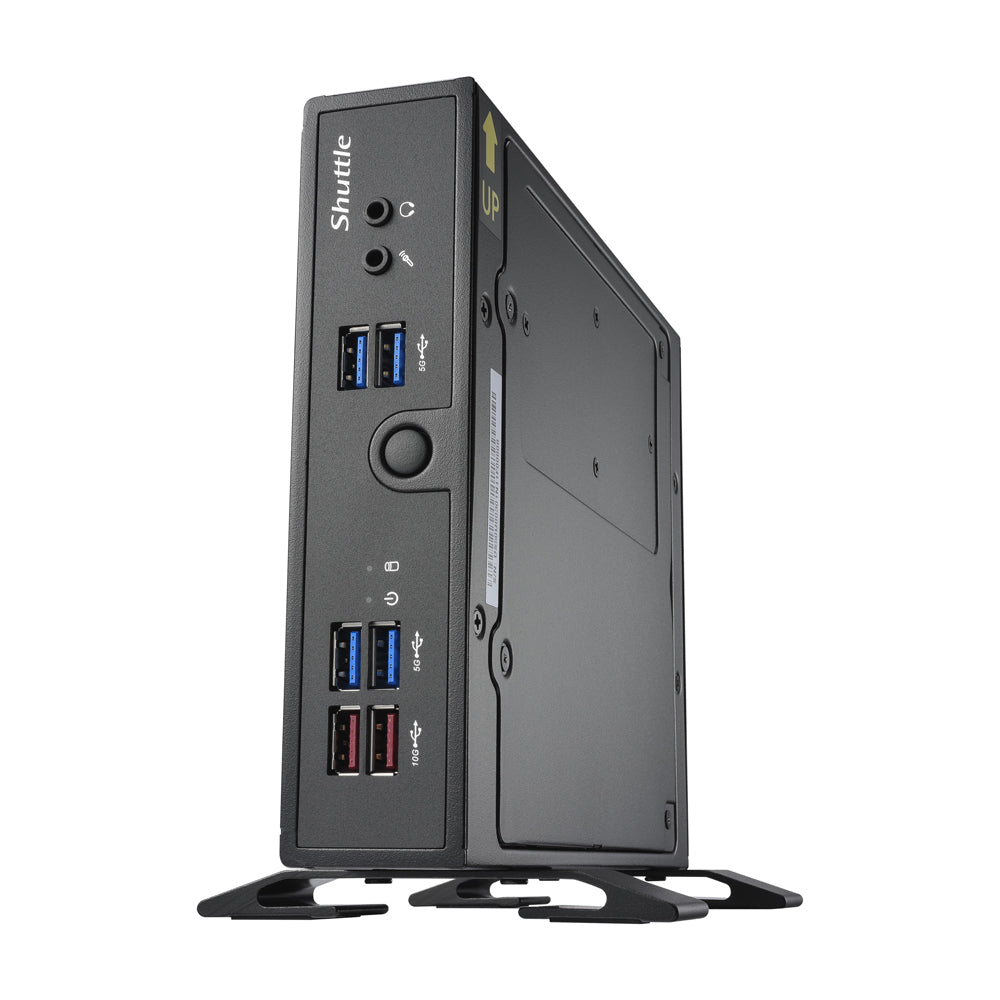 SHUTTLE DS50U3 XPC SLIM FANLESS BAREBONE PC WITH INTEL I3 1315U CPU - Guards On Duty Shop & Security Guards