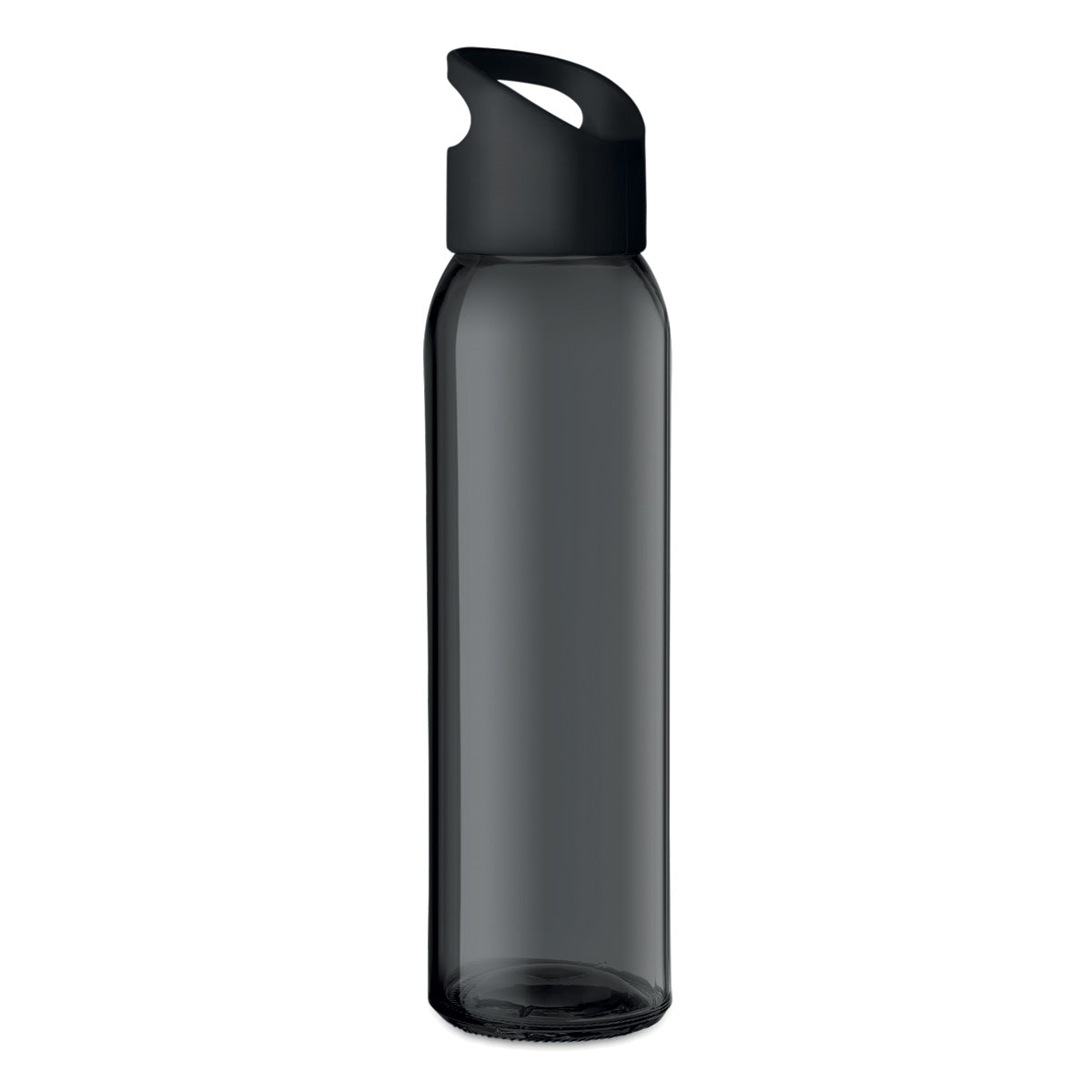 500ml Praga Glass Water Bottle - Black