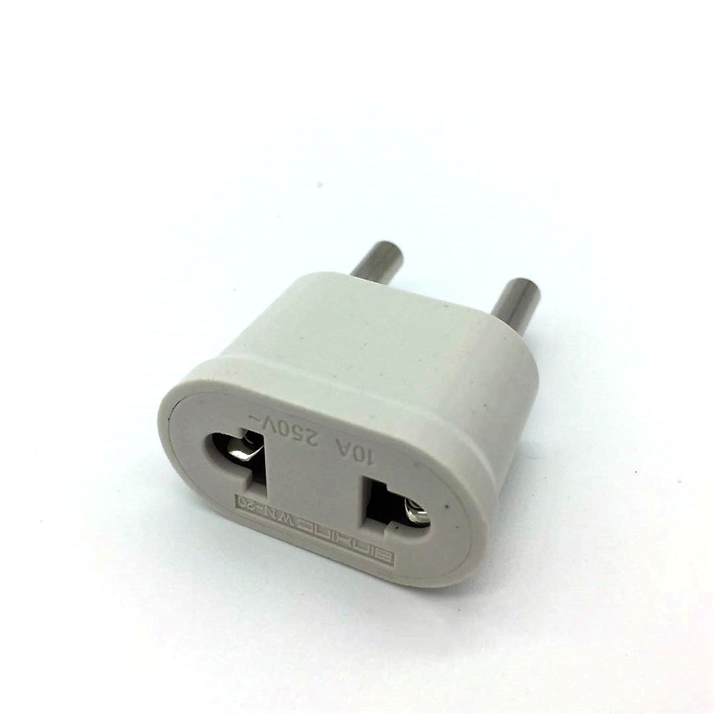 Euro to Us Adapter - White — LinkQnet | Guards on Duty Shop