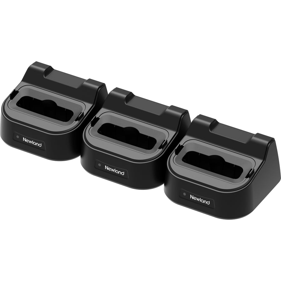 newland-3-slot Cradle for MT90 series for charging; Incl. multiplug adapter (UK/EU); (PG9050 compatible).