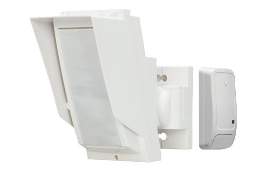 Optex Wireless Outdoor High Mount PIR Detector, AM - 2.5 to 3m mounting height, compensation logic, pet friendly, 24m x 2m, 20 zones, IP55-Including DSC w/less TX