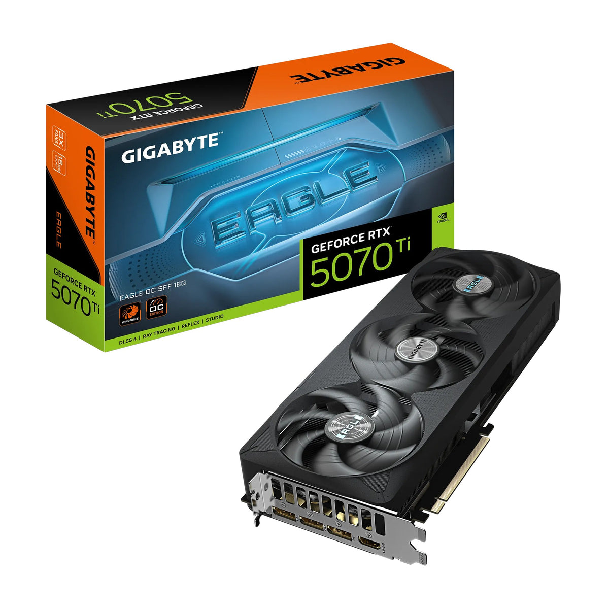 GIGABYTE nVidia GeForce RTX™ 5070Ti EAGLE OC SFF - 16GB GDDR7 HDMIx1/DPx3