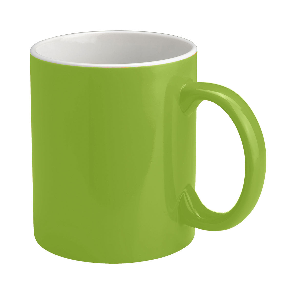 300ml 2 Tone Ceramic Mug - Lime A