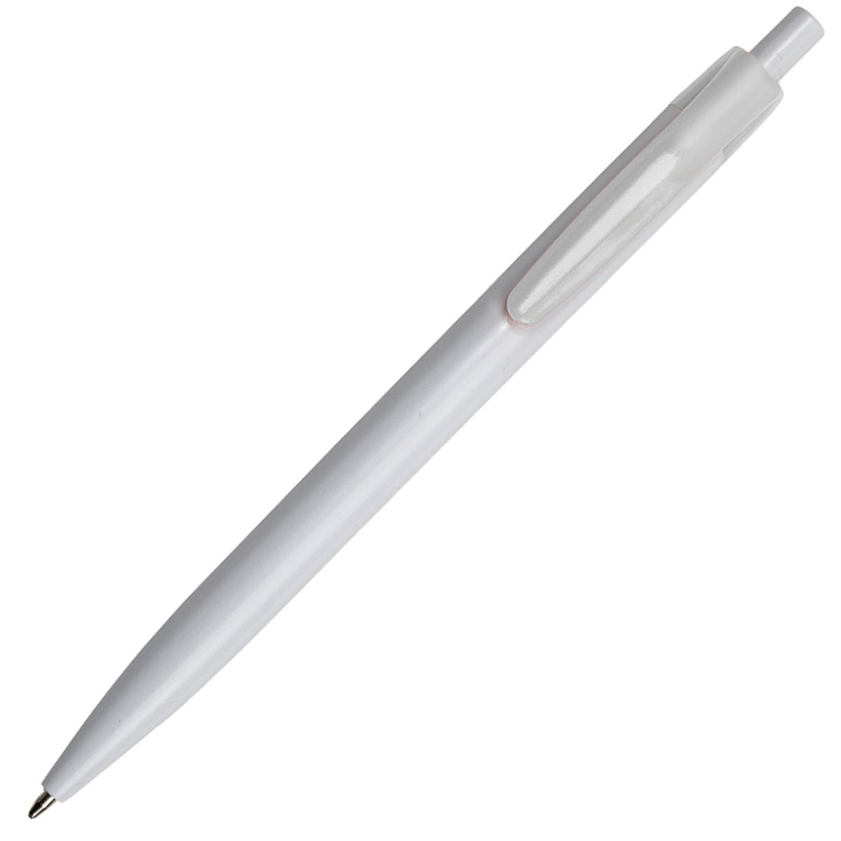Black Ink Blaster Ballpoint Pen - White