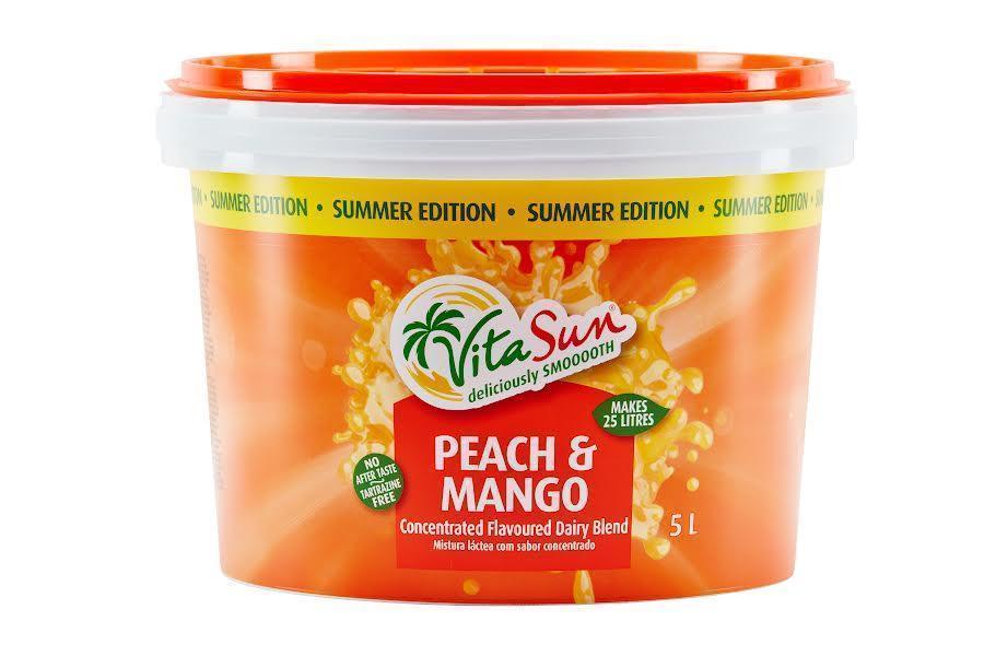 Vita Sun 2 X 5L 10Lt Peach Mango 8% Blended Fruit Drink Concentrate 5 Liter (Sold 2 x 5L Per Case) Guards On Duty Security
