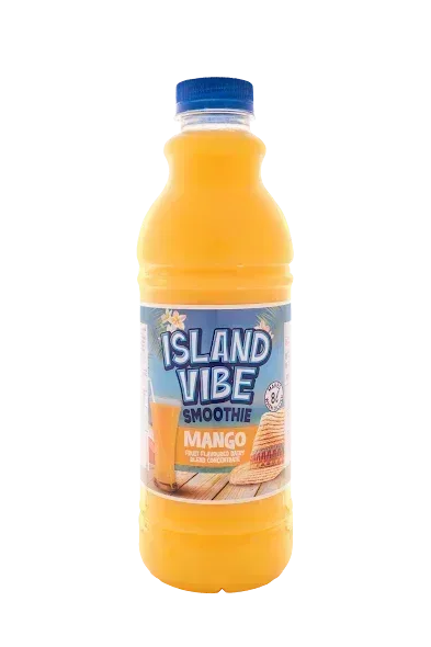9 X 1L ISLAND VIBE 1+7 DAIRY BLEND Mango (Sold 9 X 1L Per Case) Guards On Duty Security