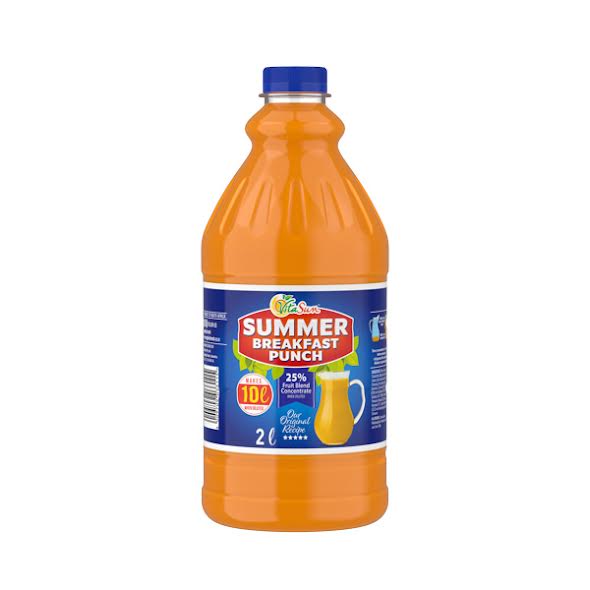 6 X 2L VITA SUN SUMMER BREAKFAST PUNCH (Sold 6 X 2 L Per Case) Vita Sun Summer BREAKFAST PUNCH 2L