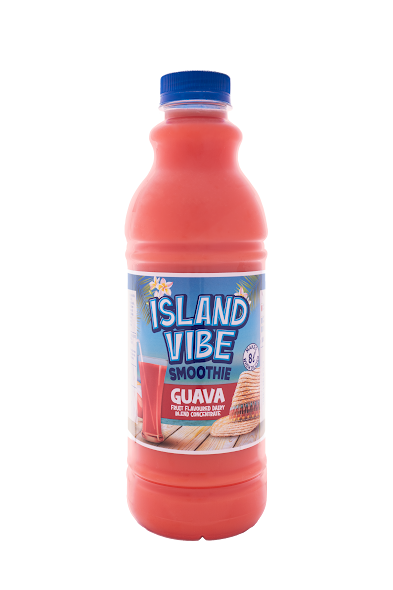 9 X 1L ISLAND VIBE 1 + 7 DAIRY BLEND GUAVA (Sold 9 X 1L Per Case) ISLAND VIBE GUAVA 1L