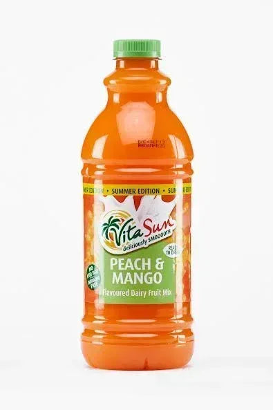 Vita Sun 9 X 1.5L Dairy Blend Peach Mango Fruit Drink (Sold 9 X 1.5L Per Case) Guards On Duty Security