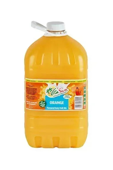 Vita Sun 4 X 3L Dairy Blend Orange Fruit Drink (Sold 4 X 3 L Per Case) Guards On Duty Security