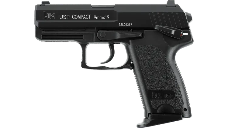 Umarex Heckler & Koch USP Compact 6mm Gas Blowback Airsoft Pistol – 22-Round | Model 2.5682
