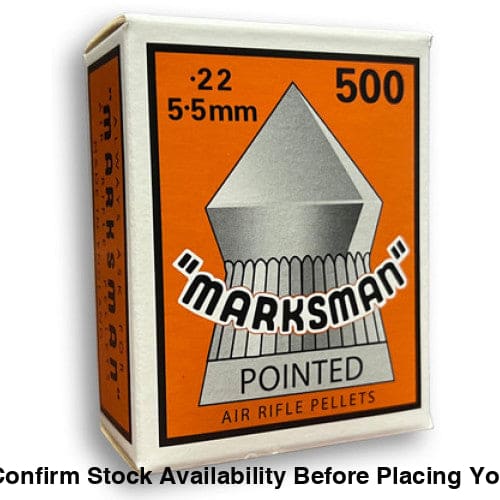 10 X Marksman 5.5 Cal Pointed Pellets 500’s (Bulk 10 Box Buy) Marksman 5.5 Cal Pointed Pellets 500’s