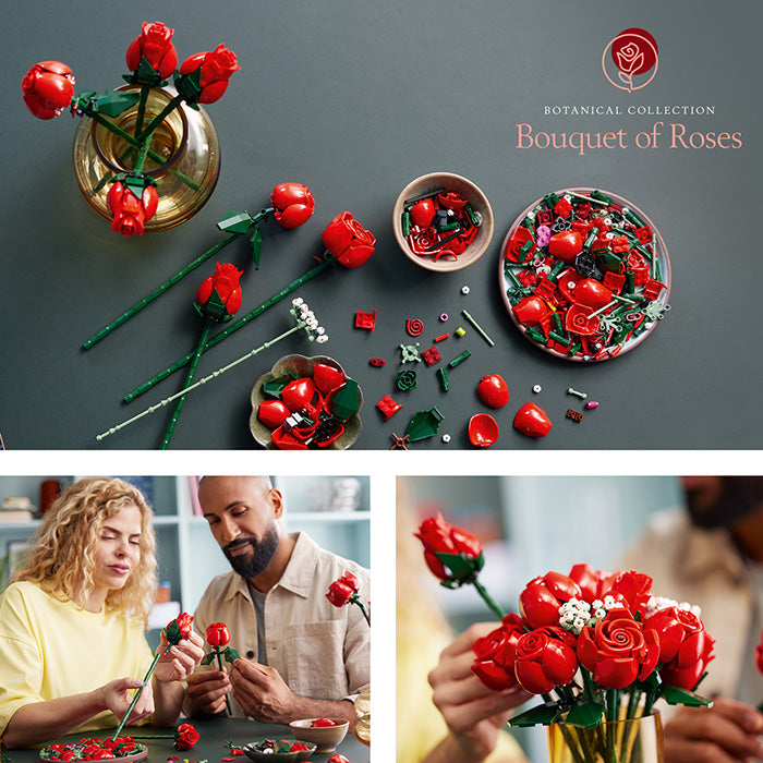 LEGO® ICONS Botanicals Bouquet of Roses Building Kit 10328