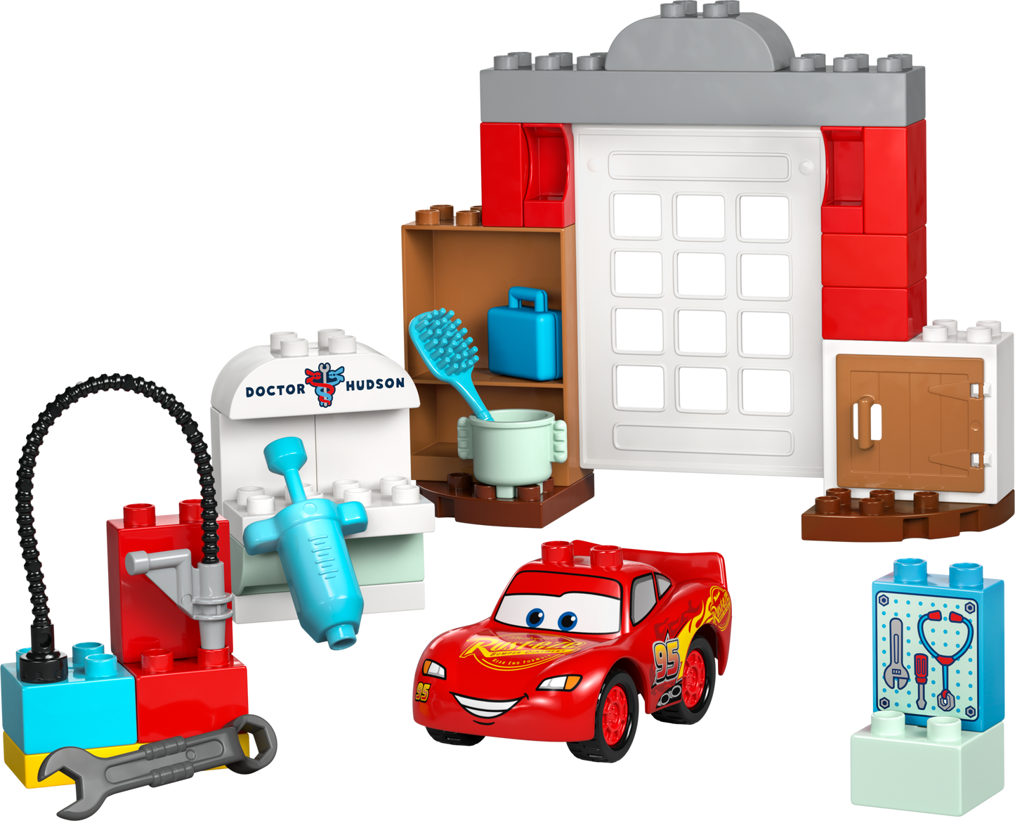 LEGO McQueen'S Visit To Doc's Garage — Set 10456