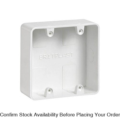 105mm x 105mm x 60mm PVC Wall Mount Box - Guards On Duty Shop
