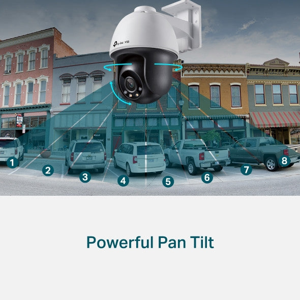 TP-Link VIGI 4MP Full Colour Pan/Tilt IP Network Camera