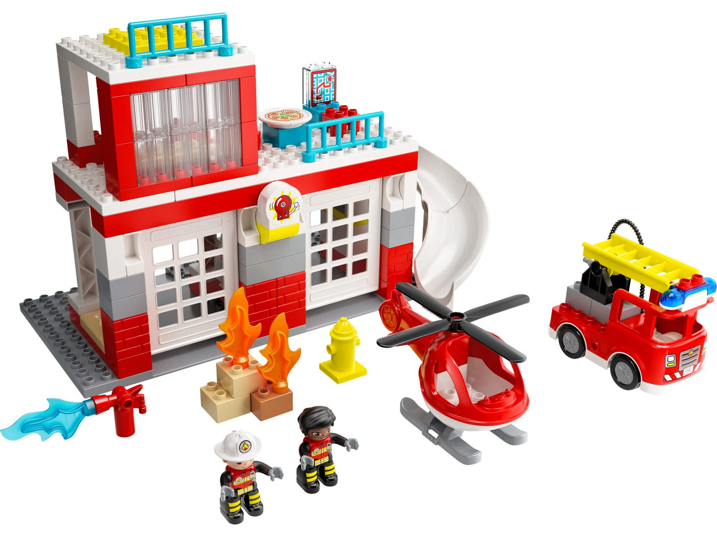 LEGO Fire Station & Helicopter — Set 10970