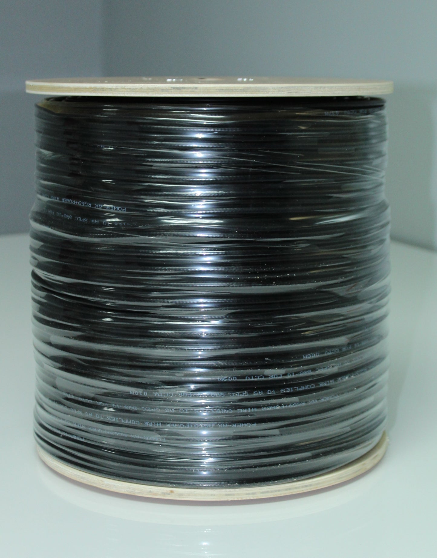 PowerX Cable - black 500m roll, RG59 with 0.5 ripcord