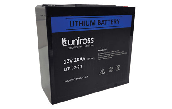 LFP12-20 - 12v 20Ah Li-FEPO4 battery