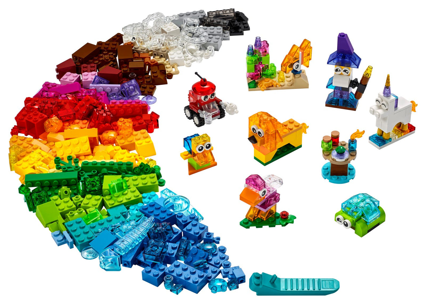 LEGO Creative Transparent Bricks — Set 11013