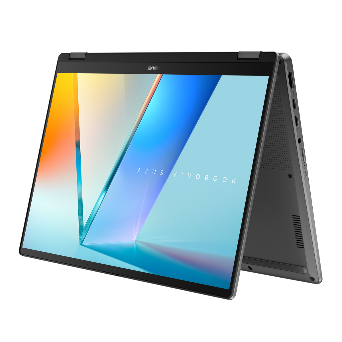 ASUS VIVOBOOK S14 FLIP|TP3407SA-OU716512G1X|14'' OLED WUXGA|GRAY|300NITS|TCH|ULTRA 7 256V|16GB DDR5 OB|512GB SSD|STYLUS|WIN11P