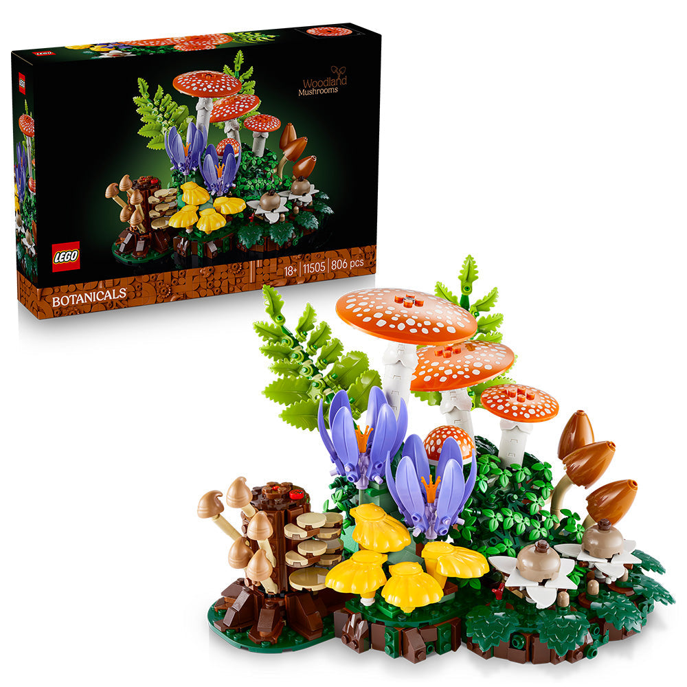 LEGO® Botanicals Woodland Mushrooms Building Set 11505