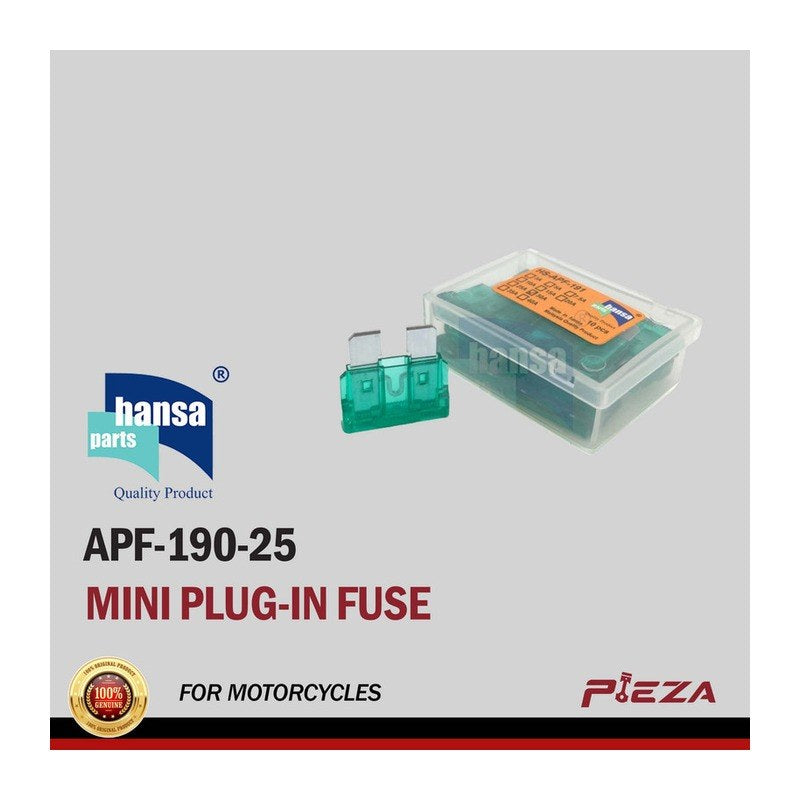 Fuse - Plug-in 25A Hansa Speedo V2 CLEAR