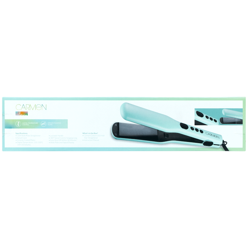 Carmen Colours LED Wide Plate Hair Straightener