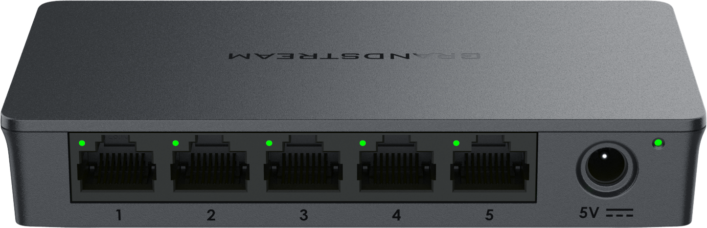 Grandstream Enterprise 5 port Unmanaged GbE Switch | GWN7700
