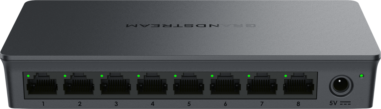 Grandstream Enterprise 8 port Unmanaged GbE Switch | GWN7701