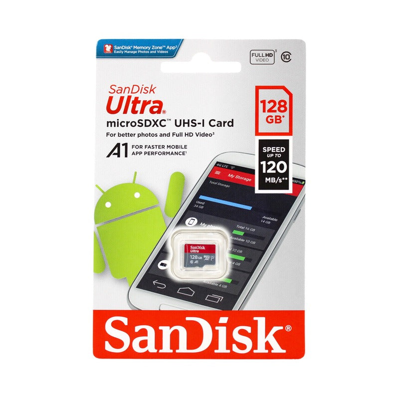 128gb Sandisk Ultra Microsd Uhs-i
