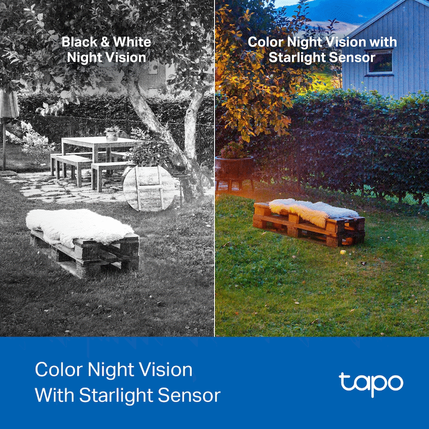 Tapo TP-Link Tapo C425 4MP 2K QHD Battery Wire-Free Outdoor Security Camera