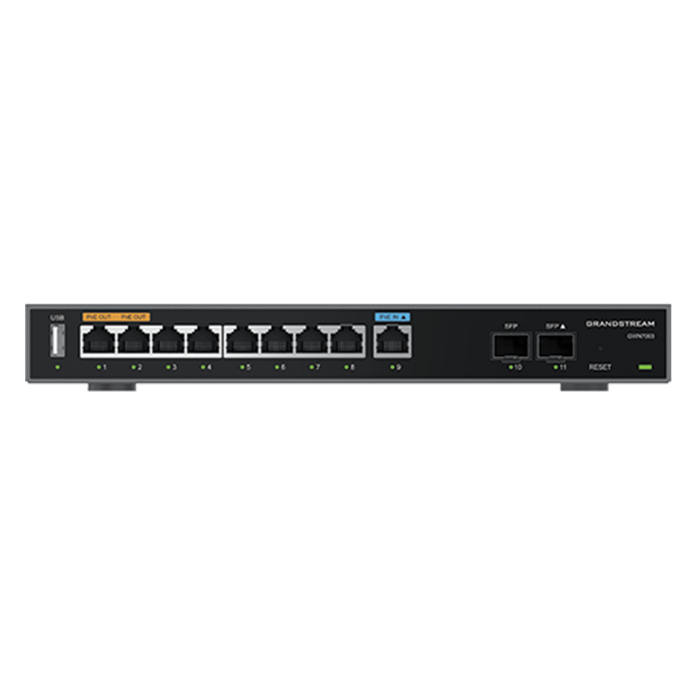 Grandstream Firewall VPN Router 9 GbE LAN/WAN, 2x SFP | GWN7003