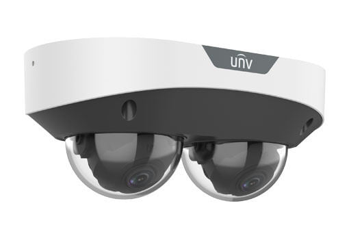 Uniview UNV 4MP LightHunter Dual Lense Fixed Dome IP Camera 4mm | IPC3224SS-ADF28K-I1