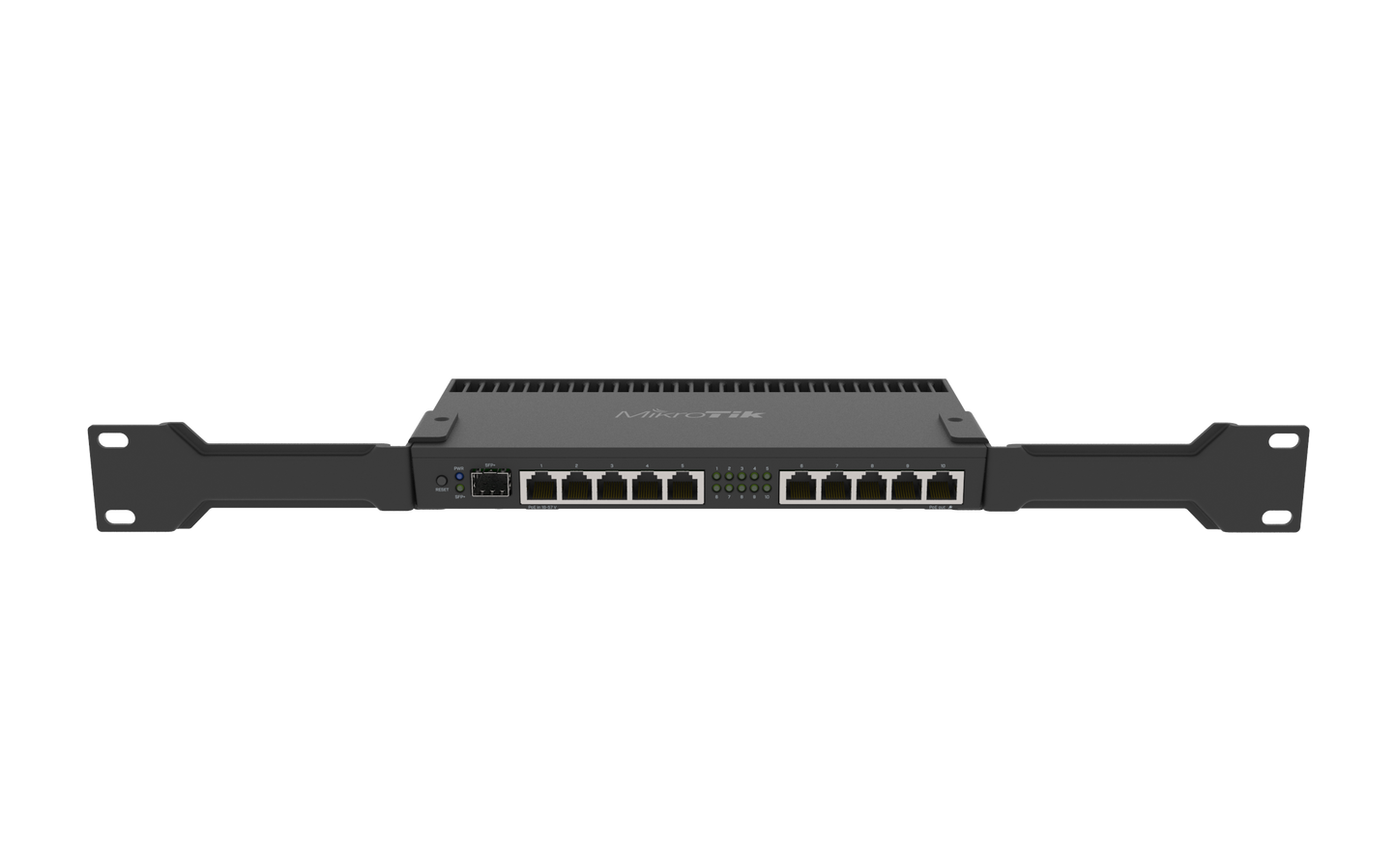 MikroTik 10 Port Gigabit 1SFP+ 4 Core L5 Rack-Mount Router | MT-RB4011iGS-RM