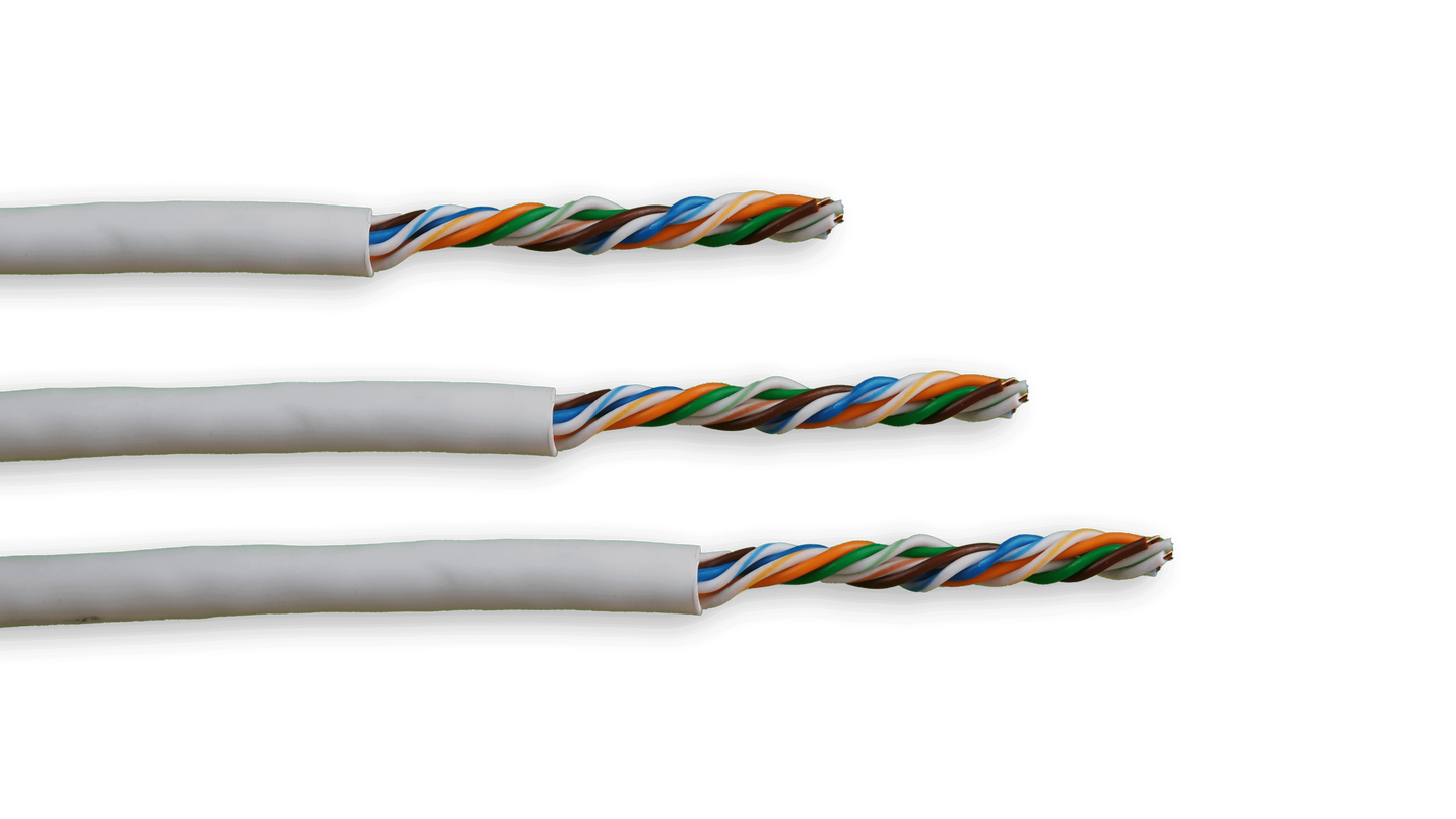 Acconet CAT6 Indoor Ethernet Cable 305m White Solid Copper UTP Pull Box | CAT6-305-SC