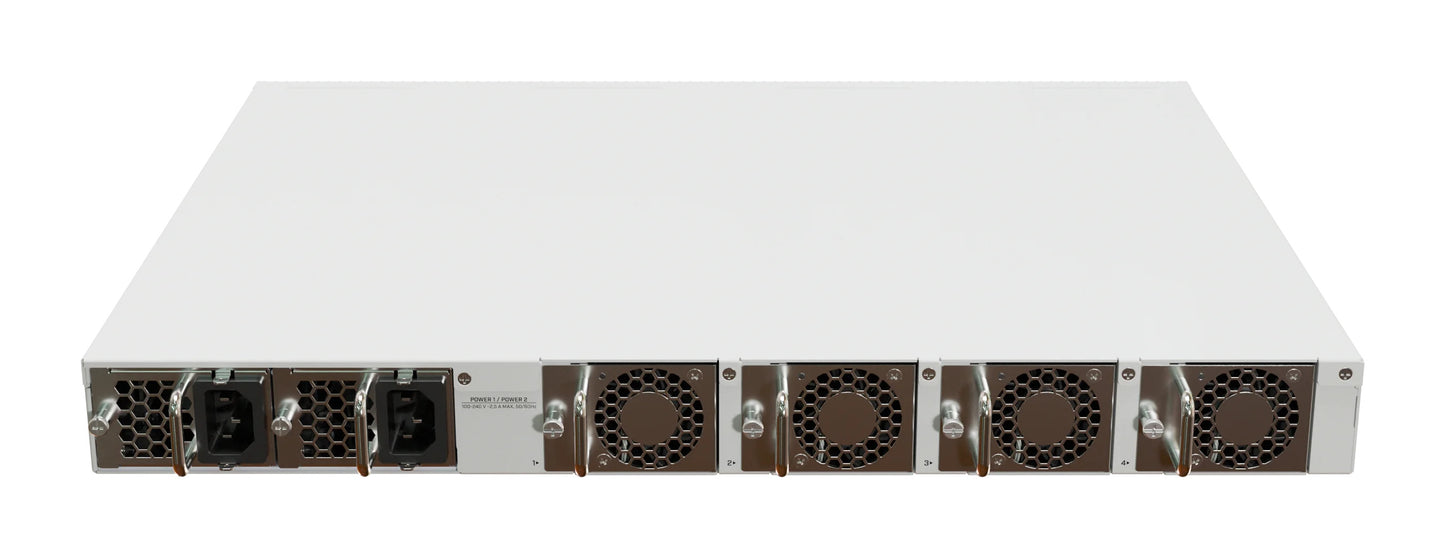 MikroTik 16 Port 100G QSFP28 Cloud Router Switch | CRS520-4XS-16XQ-RM