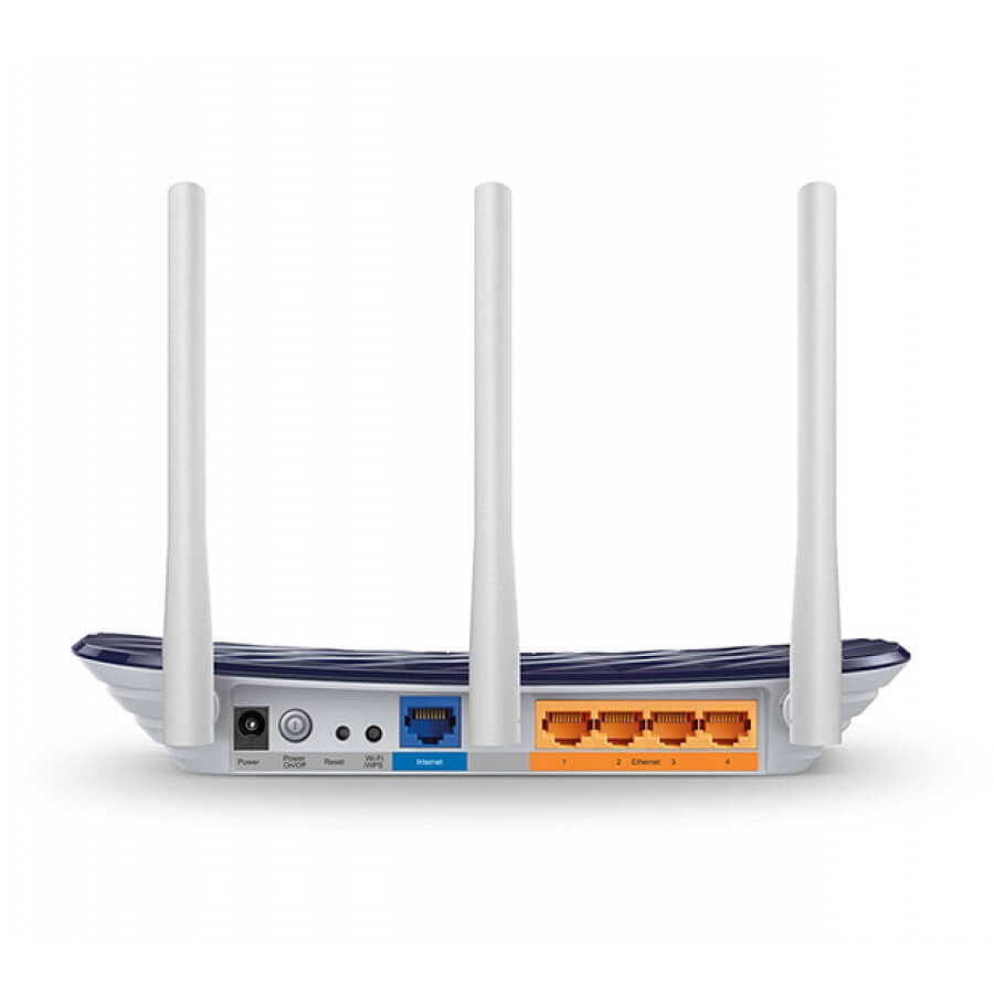 TP-Link AC750 Dual-Band Wi-Fi 5 Router 750 Mbps 1×100M/WAN + 4×100M Ports 3× Antennas Agile Config