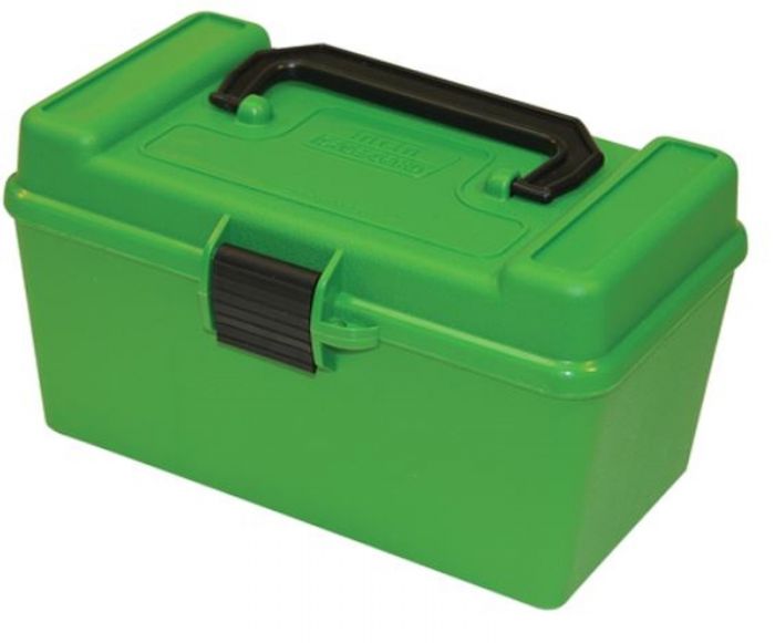 MTM AMMO BOX .220 SWIFT - 30-06 GREEN — MTM-H50-RL-10