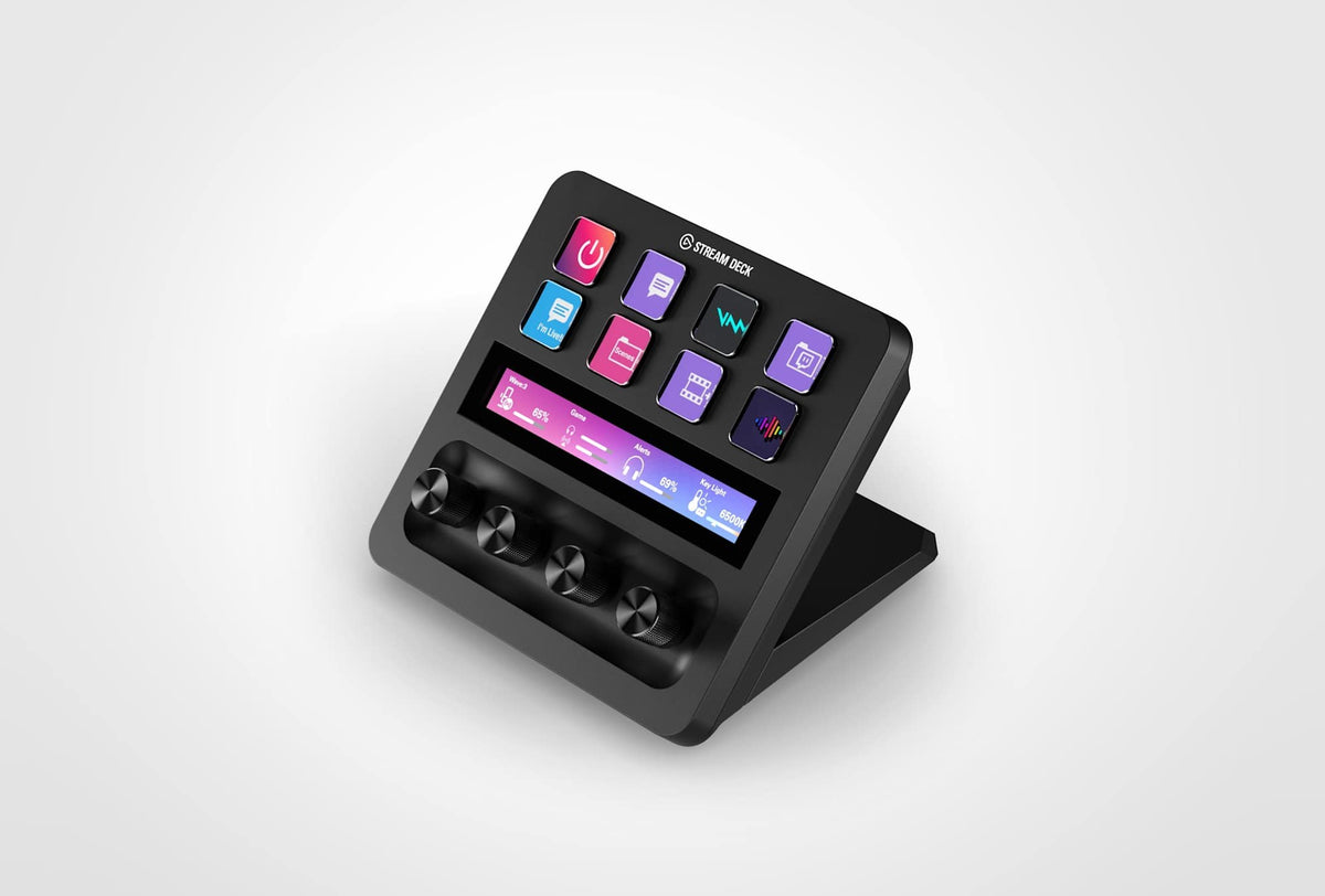 Elgato Stream Deck Plus - 8 x customizable LCD keys; 4 x 360° encoders with push function; LCD Touch Panel.