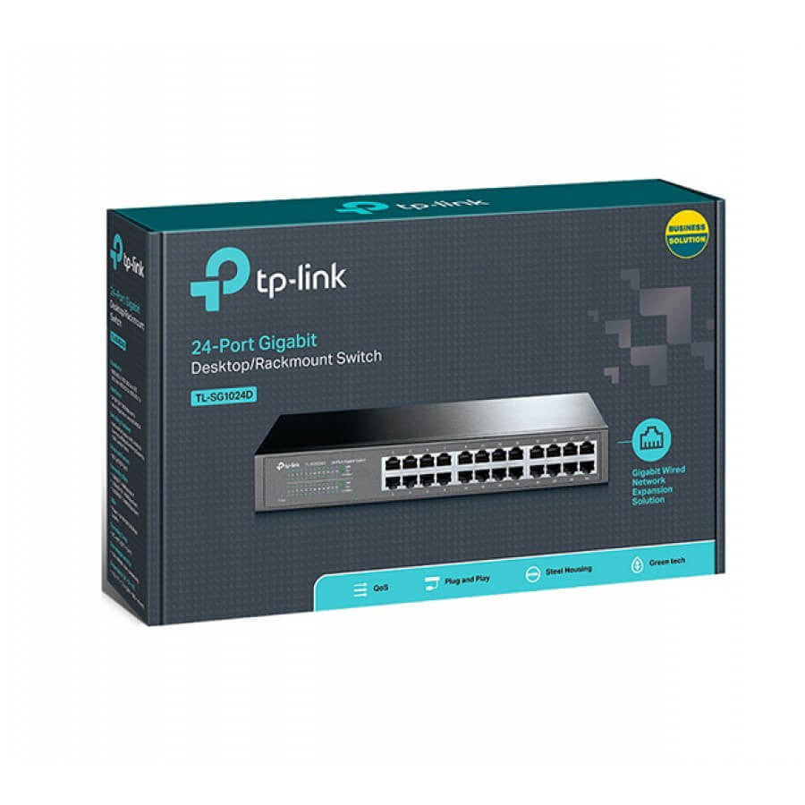 TP-Link 24-Port Gigabit Desktop/Rackmount Switch | TL-SG1024D