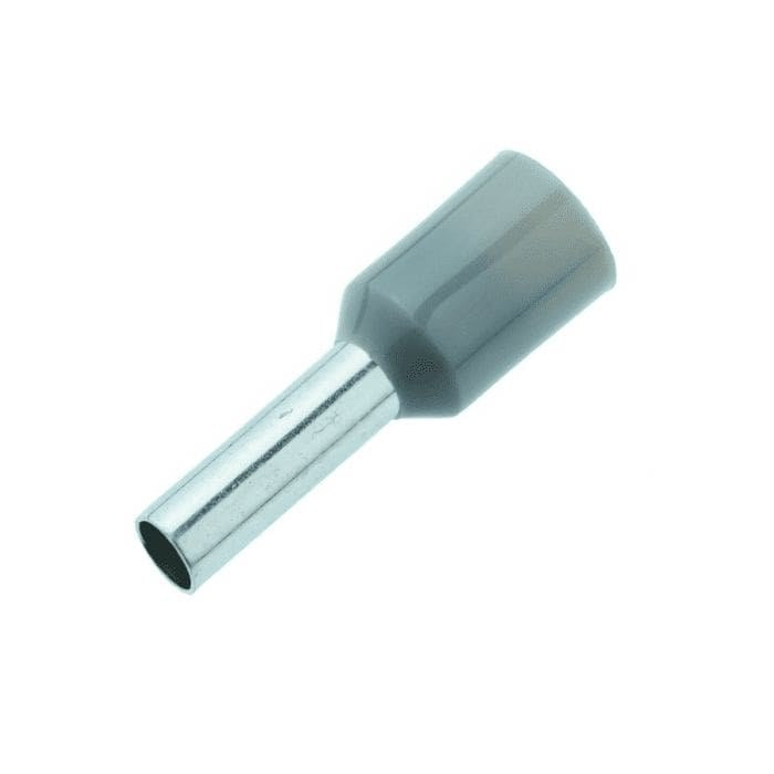 2.5mm Bootlace Ferrule Insulated Grey