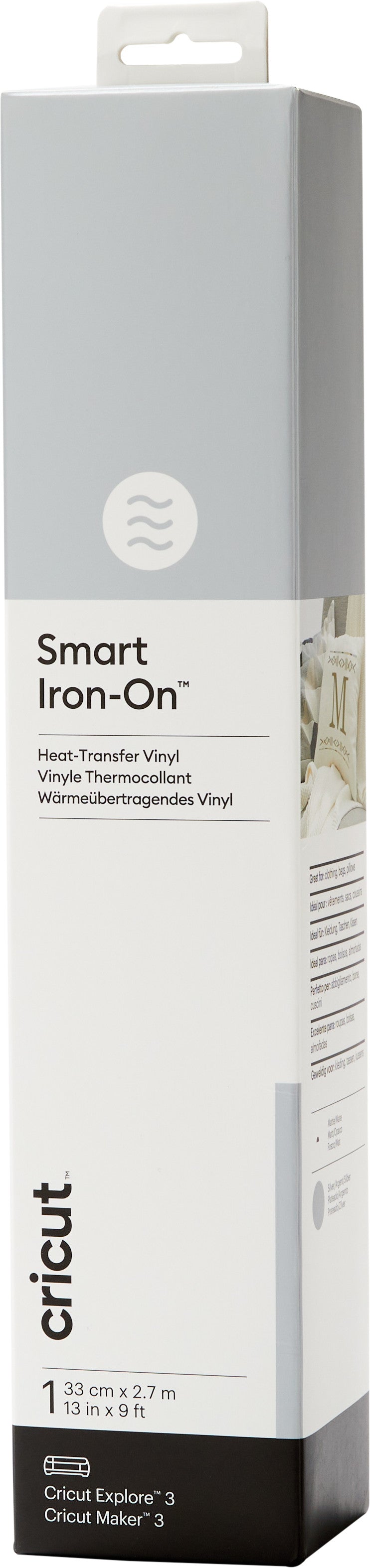 2008694 - Cricut Smart Iron On 33x270cm 1 Sheet (Silver)