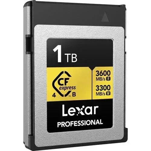 Lexar 1TB Professional GOLD CFexpress 4.0 Type B Memory Card Guards On Duty Security