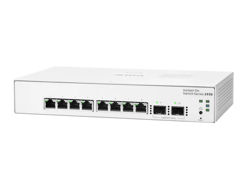 HPE Networking Instant On 1830 8 port Gb 4 port POE 65W Switch | ARU-IO-SW18308G